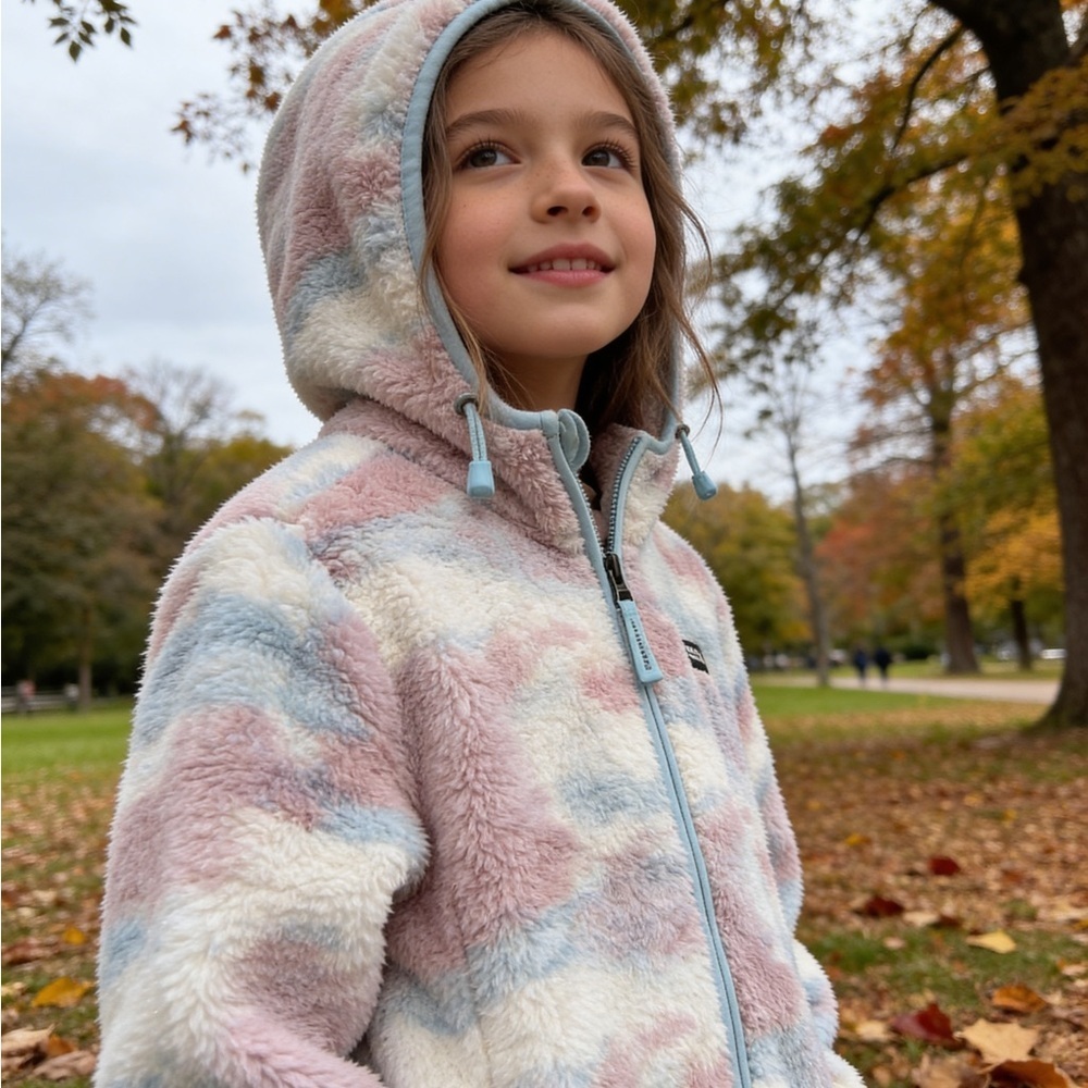 Eddie Bauer Kids Puffer Jacket - Pink and Blue